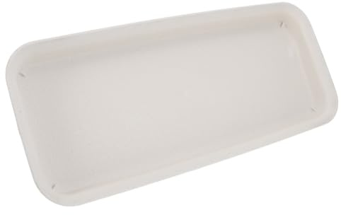 Gogogmee Vassoio Rettangolare in Plastica per Piante con Capacità Grande Sottovaso Spesso per Vasi Lunghi Adatto per Interni ed Esterni Supporto Stabile per Fioriere Multiple
