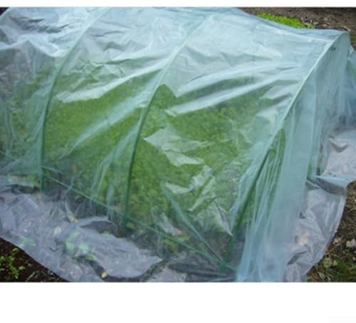 Zilimontt Film plastique pour tunnel de serre de qualité supérieure - Feuille de polyéthylène horticole pour la protection des plantes et les saisons de croissance prolongées avec haute transmission