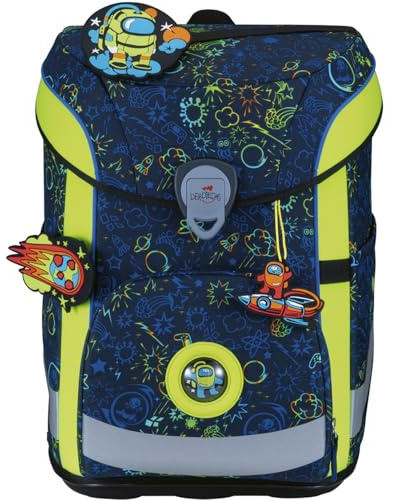 derdiedas Schulranzen Set 5-TLG. ErgoFlex Easy Neon Crazy