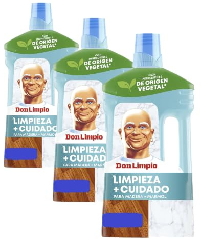Don Limpio Superficies Delicadas Friegasuelos Líquido 3 l. PH Seguro En Superficies Delicadas (Paquete de 3)