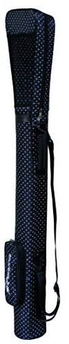 SL Golf Golftasche/Pencilbag/Reisebag/Rangebag/Pistolbag/Tragebag mit integrierter Schutzhaube und Außentasche in Farbe: Black-White-Point
