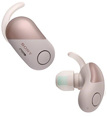 Sony WF-SP700N Truly Wireless Noise-Cancelling Sports Headphones with EXTRA BASS and IPX4 Splash Proof - Pink
