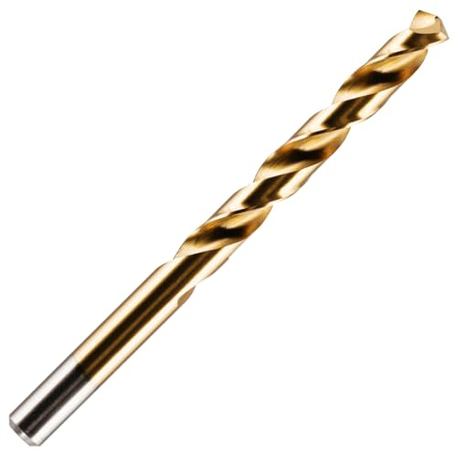 13mm HSS M2 Fully Ground Jobber Drill Bit Tin Titanium Nitride Coated DIN338 Standard (13mm x 151mm)