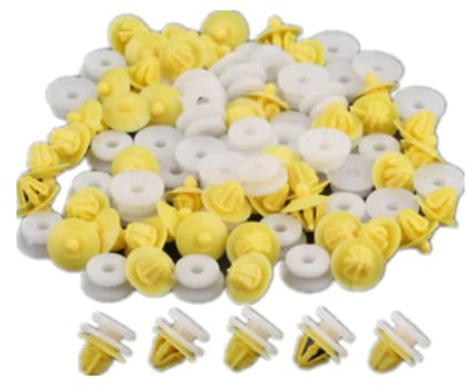 Viviance 50 st innerdörr kort panel plastklämmor panel för Renault Clio Megane scenisk twingo