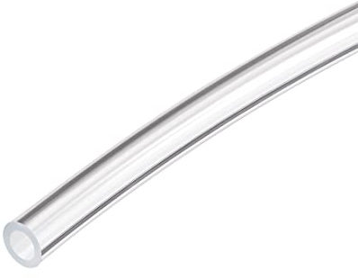 sourcing map Tuyau PVC Vinyle Souple Transparent Clair 5mm ID x 7mm OD 10 Mètre,Tuyau Flexible Plastique