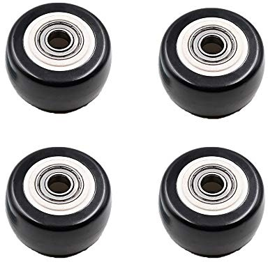 4 Rollen für Möbel Transportrollen Set Lenkrollen Schwerlastrollen Rollen für Palettenmöbel Möbelrollen, 40mm,1,5-Zoll Einzelrolle mit Lager