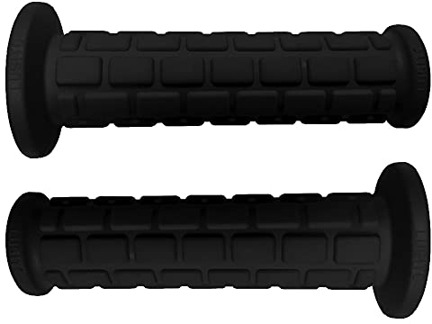 cyclingcolors Puños Empunadura Moto Scooter Cross diámetro 22mm 24mm universal, 130mm, Negro