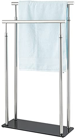 bremermann Stand-Handtuchhalter freistehend, 2 Stangen, Handtuchständer