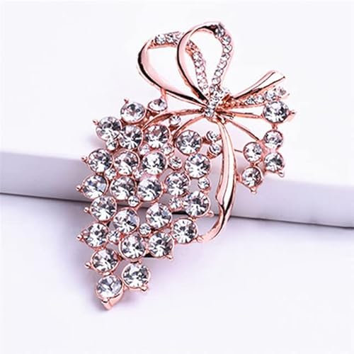 YOGAYE Blumen-Brosche, Anstecknadel, Strass, Kleidung, Accessoires, Damen, Corsage, Geburtstagsgeschenke