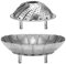 Cesta de Vapor,2 PCS Cesta Vapor para Verduras Cesta de Vapor Plegable Vaporeta de Mano de Aacero Inoxidable Olla Vaporera para Alimentos Verduras Vaporizadores para Cocinar Verduras Mariscos