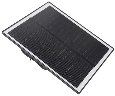 Cargador Solar, Panel Solar USB de 6W 5V para el Hogar (Black)