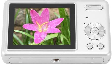 Appareil Photo Numérique de Poche pour la Photographie, Appareil Photo Point and Shoot HD 12 MP 1080p avec écran TFT 2,4 Pouces, Zoom 16X, Mise au Point Automatique, Caméras