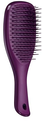 Tangle Teezer Die ultimative Mini-Entwirrer-Haarbürste, sanft zu nassem Haar, zweistufige Zähne und bequemer Griff, ideal für Kinder und Reisen, reduziert Knoten und Bruch, Mitternachtspflaume