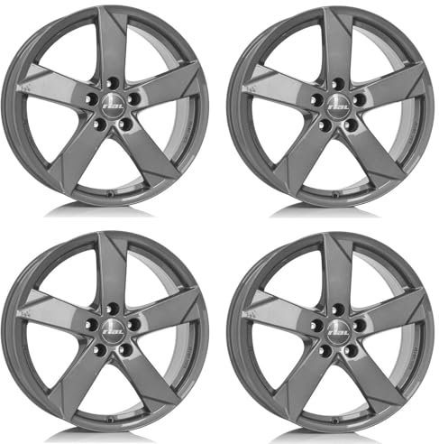 4x Rial Felgen Alufelgen Kodiak 7.0Jx17 ET41 5x120 graphit kompatibel mit OPEL Insignia