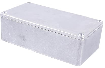 NULYLU Aluminium Effektgerät Gehäuse Stomp Box Metallgehäuse Ersatz Für Gitarrenpedal Robust Und Langlebig Glatte Oberfläche Als Projektbox Für Elektronik Diy