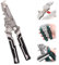 BOSENIYU 18 in 1 Foldable Wire Stripper, Multifunzione r Crimper Tagliacavi Pinze per Tagliare e Tirare Cavi Cesoie (Nero)