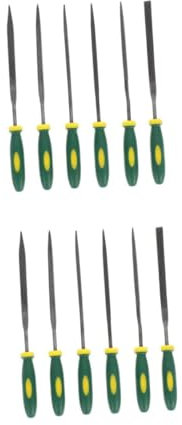 UKCOCO 12stücke Teiliges Stahlfeilen-set Mit Für Und Metallbearbeitung Praktische Diamantfeilen Für Präzises Polieren Und Schnitzen Für Hobby Und