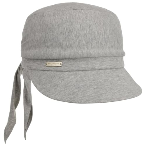 Seeberger Uni Jersey Bandana keps damkeps solvisir med skärm, GRÅ, one size