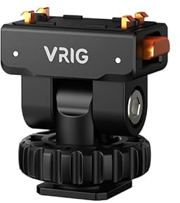 VRIG AC-44 Cold Shoe Adapter with Magnetic Quick Mount for Insta 360 Ace/Ace Pro 2, Action Camera Mount Adapter with 1/4 Thread Compatible DSLR Camera Hot Shoe, Tripod Accessories