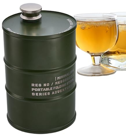 Zestivra Inox,Gourde Grande Capacité - Flacon Antifuite en Acier Inoxydable de 750 ml pour Loisirs Bureau Pêche Randonnée Pique-nique Voyage
