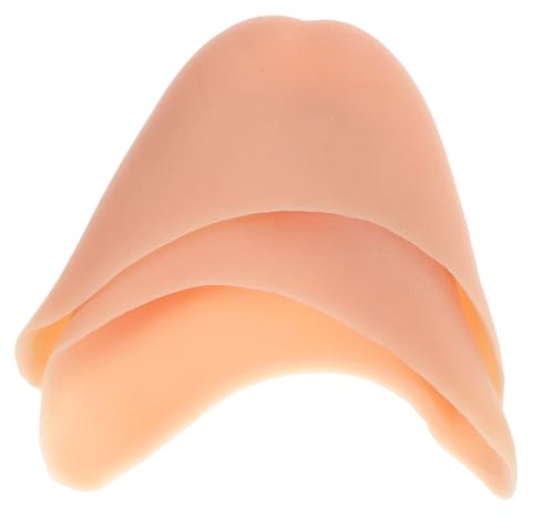 PACKOVE Beige Silikongel Zehenkappen für Spitzenschuhe mit Schmerzlindernder Funktion und Schutz für Vorderfuß Geeignet für Ballett und Ähnliche Schuhe