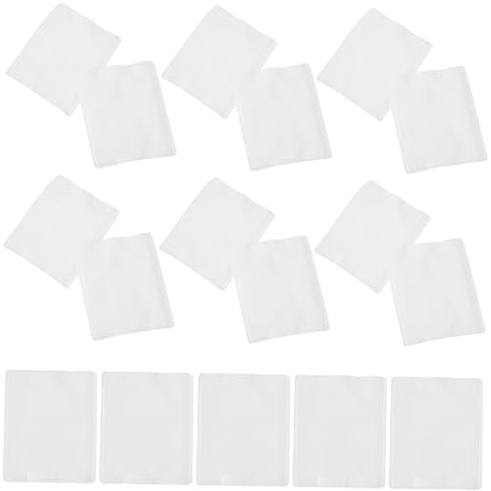 VICASKY 100 Stück Dicke Baumwoll wattepads zum Abschminken Weiche Saugfähige Kosmetik pads für Gesichtspflege und Babyhaut Praktische Tragbare Reinigungspads in Weiß