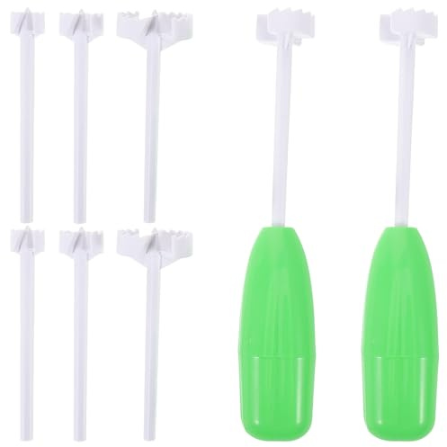 IWOWHERO 2 Set Denocciolatore Ciliegie Multifunzionale Facile da Impugnare e Usare Utensili Cucina per Rimuovere Nocciolo della Frutta Rapidamente e Mantenere Integrità Adatto ad Altri