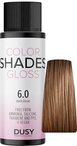 Dusy Color Shades 6.0 dunkelblond 60ml | erfrischt die bestehende Haarfarbe | ammoniakfreie Gel-Cremetönung