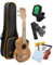 Martin Smith Premium Soprano Ukulele con sintonizzatore, borsa imbottita e corde aquila di ricambio