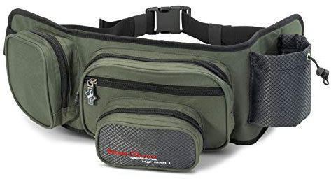 Iron Claw Hip Man I Belly Belt System with Six Pockets, Green, standard size