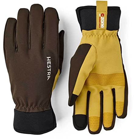 Hestra Czone Contact Glove wasserdichte Stretch-Handschuhe Dark Forest