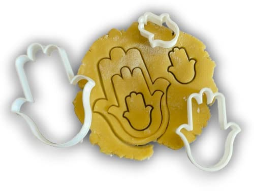 ELACE - Ausstechform Hand Fatima – Eid Mubarak Ramadan Gebäck, Sandstrahlen, Kekse, Zuckerpaste, Modelliermasse, Kuchendekoration, hausgemachtes Produkt, Frankreich ELACE3D