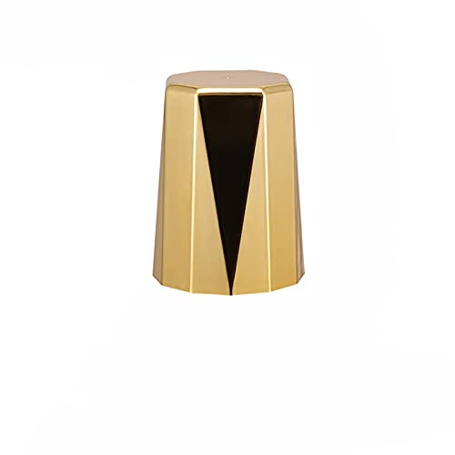 MARMODAY Golden Dice Cup - Würfelbecher für Liars Würfel, Diamant Bar, Kunststoff, Gold, Hexaeder, Erwachsene