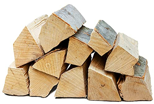 Flameup Brennholz Buche, Kaminholz mit Rinde, Buchenholz, Feuerholz für Ofen, Kamin, Kaminofen, Feuerschale, Grill, Holzscheite 25 cm, getrocknet, Menge:10 kg