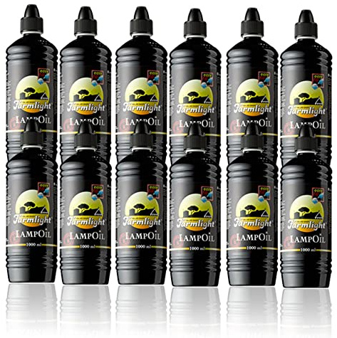 Farmlight Huile Pour Lampes et lanternes. Cire Liquide, 12 litres Neutre [Classe d'efficacité énergétique A]