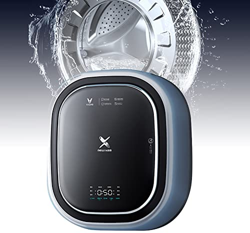 SPLAWN Lavatrice a Muro Min, Lavatrice a carico Frontale URG, Mini Lavatrice Intima 1450W, Lavatrice e centrifuga Completamente Automatica, per Bagno, Cucina.