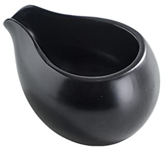 MLAQLS Porcelain Gravy Boat for Gravy Ceramic Make Warming Sauces Salad Dressings Milk Using Gravy Sauce Boat (Grey)