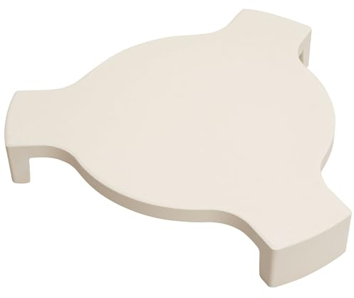 TAILGRILLER Hitzeschutz, Platten-Setter für Big Green Egg Large, Heat Deflector Conveggtor, Räucherstein, Pizzastein für 45.7 cm Kamado Grill, Chargriller 45.7 cm Akorn, Indirekter Platten-Setter mit