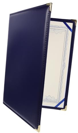 FUNOMOCYA Carpeta de certificado estuche cuero estuche piel cubierta de diploma para tamaño a3 cubierta del titular del diploma carpetas portada del diploma sobre certificado a4