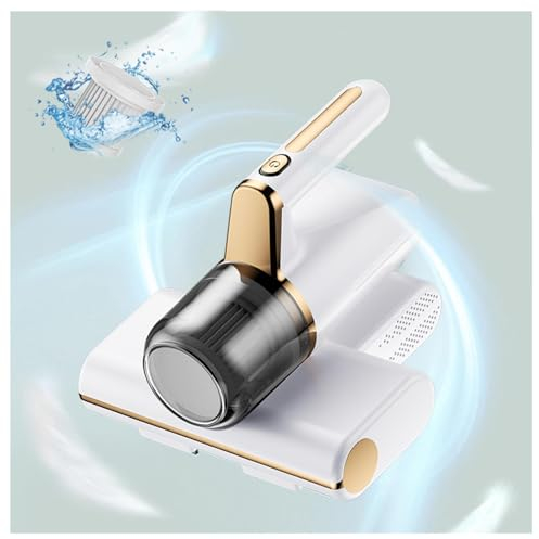 ZGYOZMNG Máquina limpiadora de colchones, aspiradora inalámbrica 3 en 1 para sofá, aspiradora de colchón con supersucción de 14kpa para Cama, colchones, Almohadas, sofá, alfombras, Blanco (Blanco)