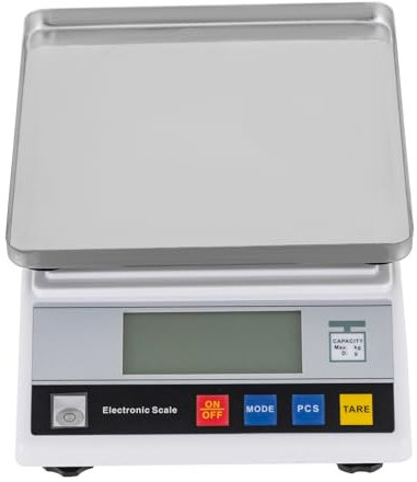 Tagtuell Digitale Laborwaage 6kg x 0.1g, Genaue Elektroniklaborwaage Analytische Waage, Schmuck Küche Industriewaage für Einsatz in Postämtern, Lagern, Medizinischen Studien