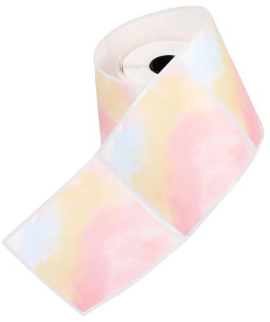 Sewroro Selbstklebende Adressetiketten Gradient-farbige Wasserfeste Thermodrucketiketten Versand Büro Und Diy Projekte