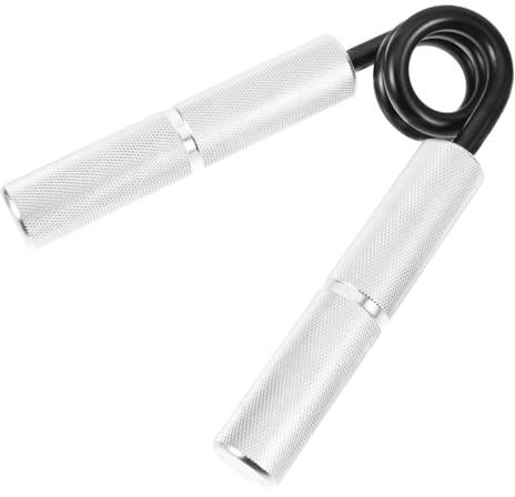 WOONEKY 90kg Verstellbarer Metall-handtrainer Mit Rutschfesten Aluminiumgriffen Unterarm Handgelenk-trainingsgerät Für Kraftsport Und Fitness Für Kraftsteigerung Und Griffstärkung