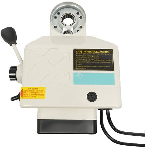 Milling Machine Power Feed Device Table Milling Machine X-Axis Power Drive Feed Tool Kit 220V 50/60Hz for Bridgeport and Some Knee Type Mills