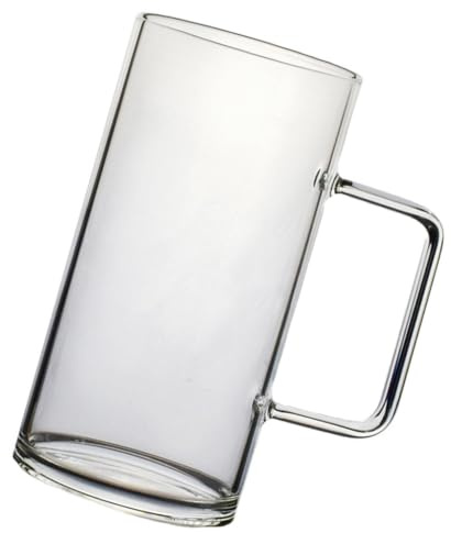 VERDANVERSE 700Ml HitzebestäNdiger Kaffeebecher Aus Klarem Borosilikatglas Mit Henkel FüR HeißE Und Kalte GeträNke Vielseitige Teetasse FüR BüRo Und Zuhause