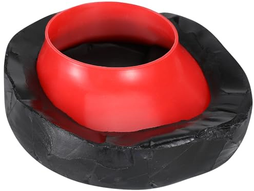 SEWACC Guarnizione per Wc con Anello di Cera Spesso Flangia di Collegamento Regolabile con Spostamento Eccentrico per Installazione Wc Facile e Adatta Vari Modelli di Vaso Sanitari