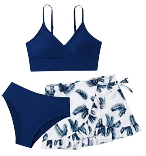 Bikinis Niña 12 Años Bikini Menstrual Bañadores Bañador 10 9 Deportivo 6 Braga 14 7 Adolescente Adolescentes 8 Trikini Chica Traje De Baño 5 3 13 Menstruales Culetin 11 con Falda 4 TopAzul,11-12 años
