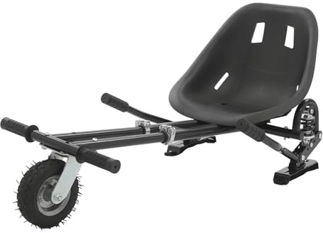 Sitzscooter Rot | Hoverboard Sitz | Verstellbarer Kartsitz für bis 100 kg | Hoverboards Sitzscooter Sitz | Ergonomischer Sitz | Self-Balancing Scooters, Geeignetes Alter 5-55 Jahre