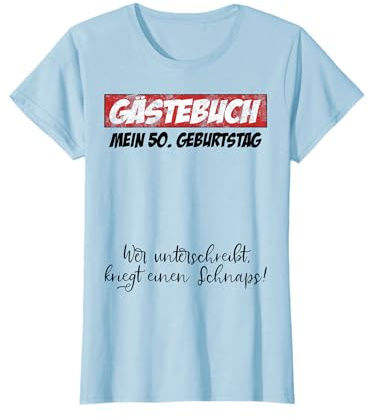 50. Geburtstag Mann Frau 50 Jahre 1975 Deko Lustig Geschenk T-Shirt