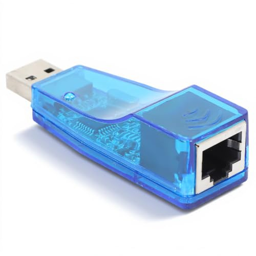 Adattatore Ethernet USB, Adattatore di Rete LAN Cablato Gigabit 10/100 Mbps, Plug And Play, Adatto per ME/2000/XP/Vista